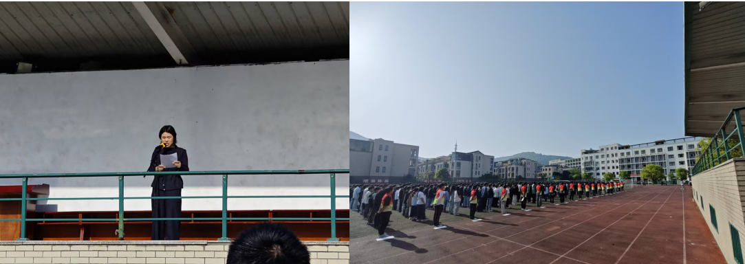 汽车工程学院举行“技能点亮青春,实干成就未来” 主题升旗仪式