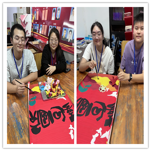 喜迎国庆，妙手生花 ——信息管理学院组织学生制作国庆主题手工作品